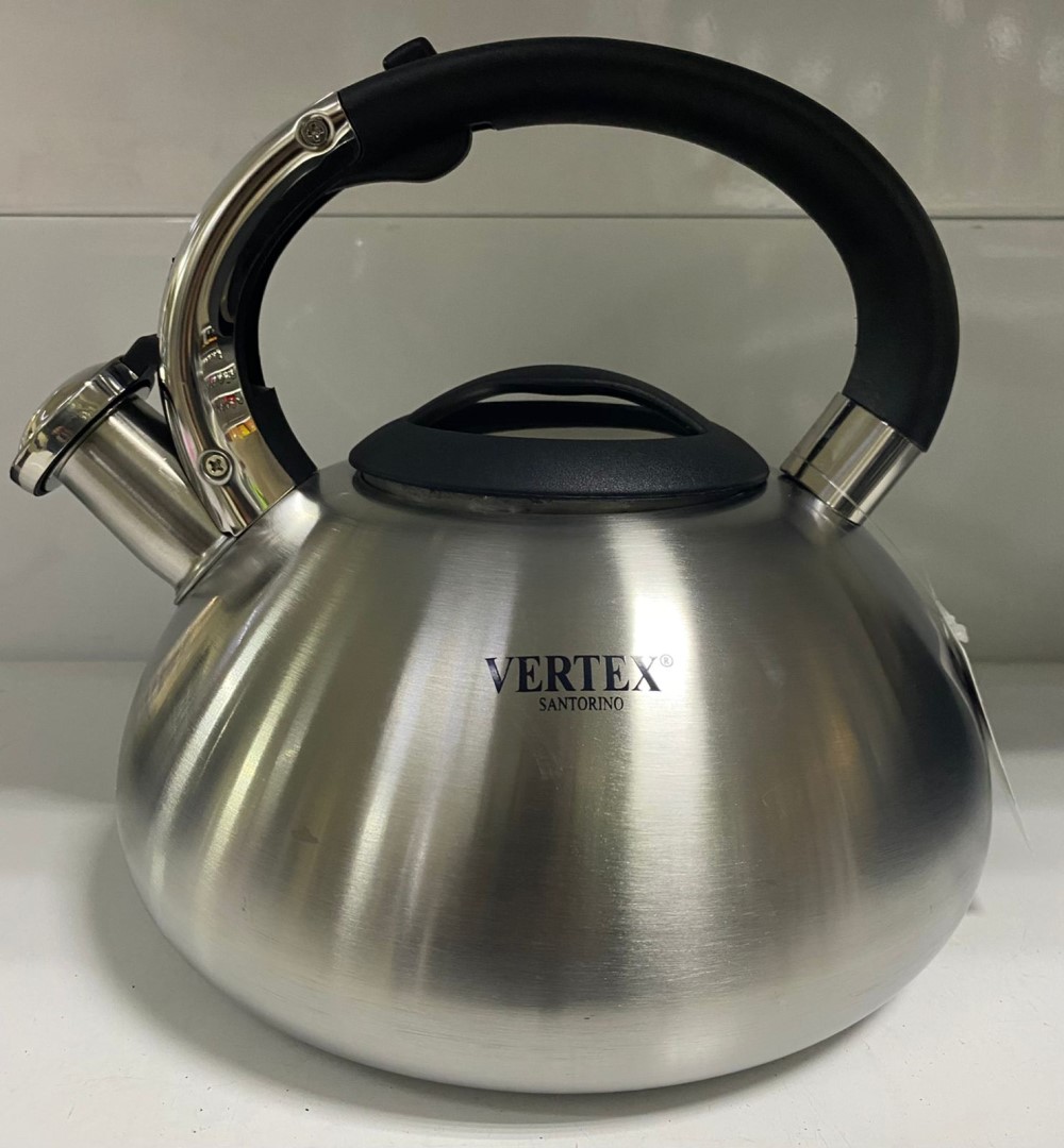 VS-8442 Чайник со свист.нерж 3 л  Vertex