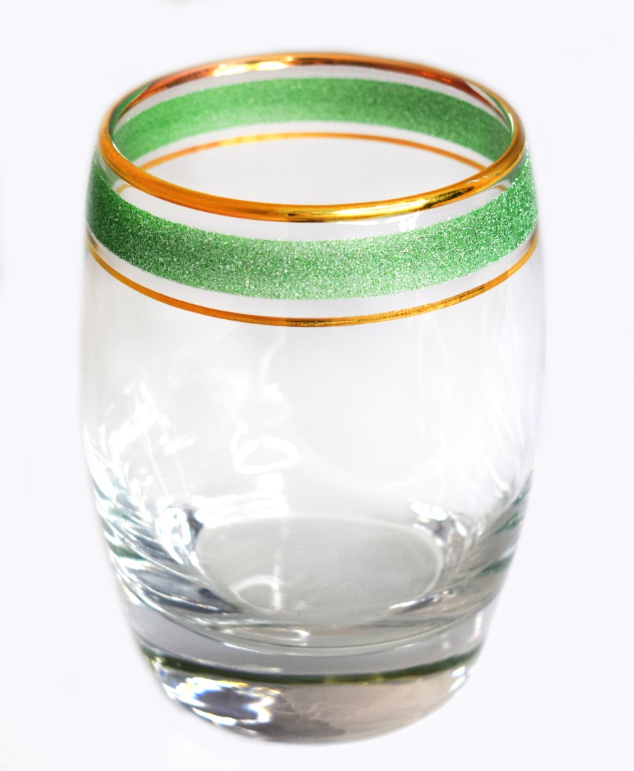420064-3 зеленый Набор из 6-ти низких стаканов 350 мл Pleasure