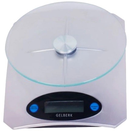 GL-250 Весы кухонные электр. 5 кг стекло+пластик СМ-101