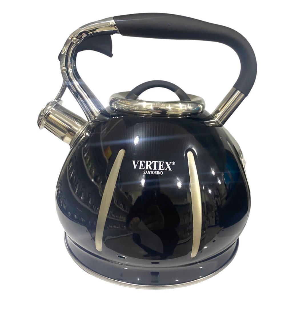 VS-8470 Чайник со свист.нерж 3 л  Vertex